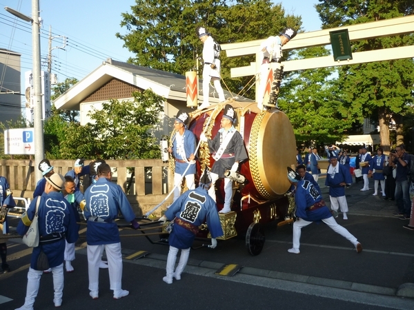 令和元年阿豆佐味天神社例祭 大太鼓巡行宮出し