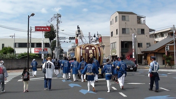 令和元年阿豆佐味天神社例祭 大太鼓巡行