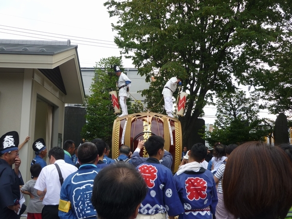 令和元年阿豆佐味天神社例祭 大太鼓巡行宮入