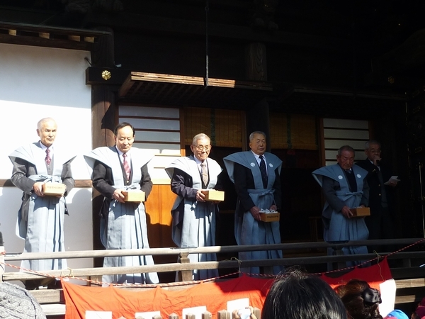 令和2年 阿豆佐味天神社「節分」豆まき