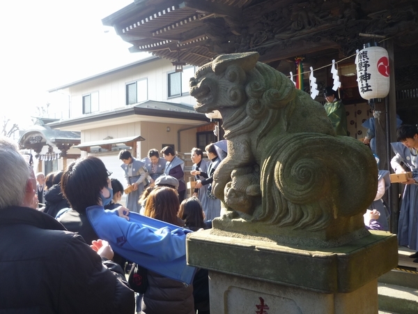 令和2年 立川市熊野神社「節分」豆まき