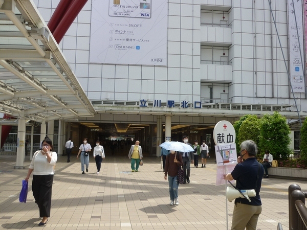 5月25日 今日の立川駅の様子