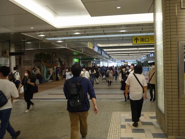 6月6日 今日の立川駅の様子