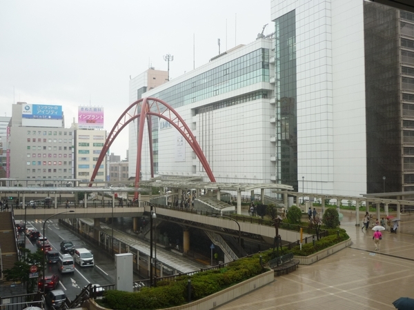 7月25日立川駅付近の様子