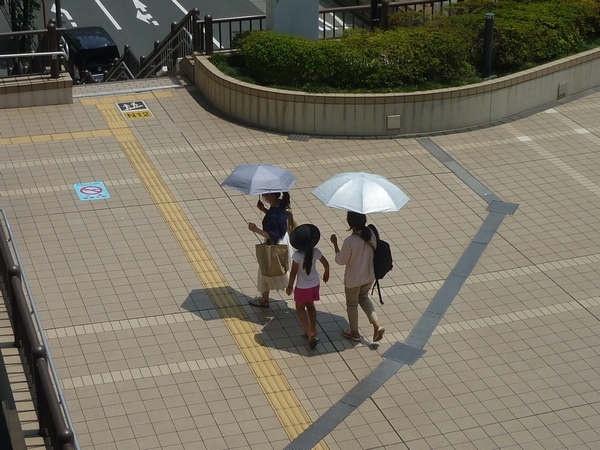 8月5日立川駅付近の様子