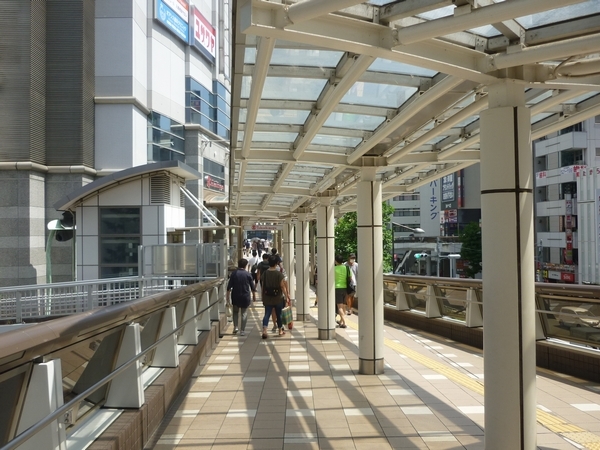 8月29日立川駅付近の様子