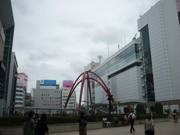 9月16日立川駅付近の様子