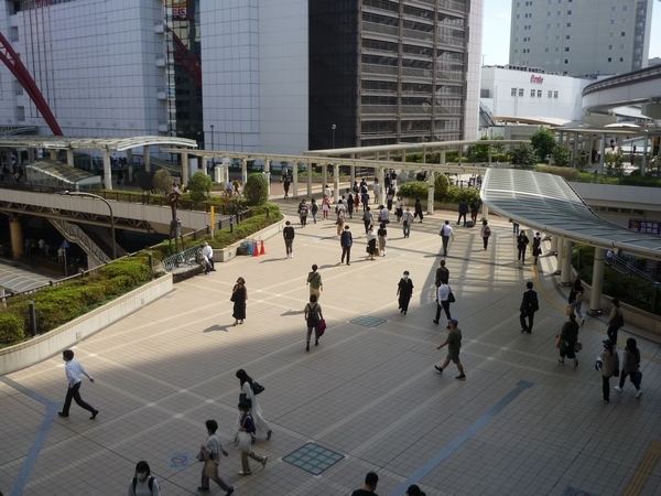 9月30日立川駅付近の様子