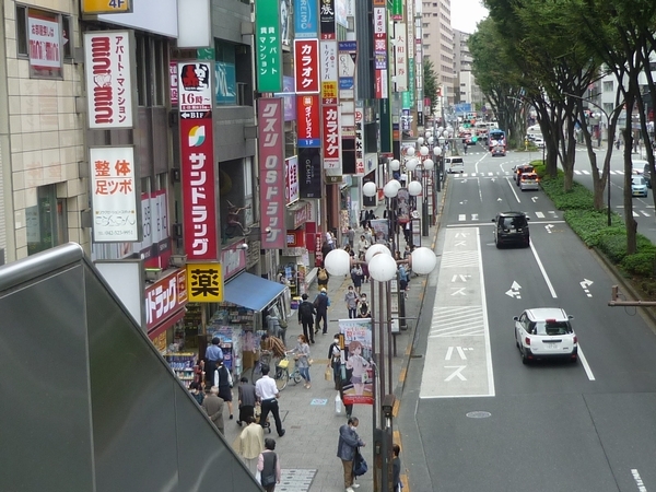 10月14日立川駅付近の様子