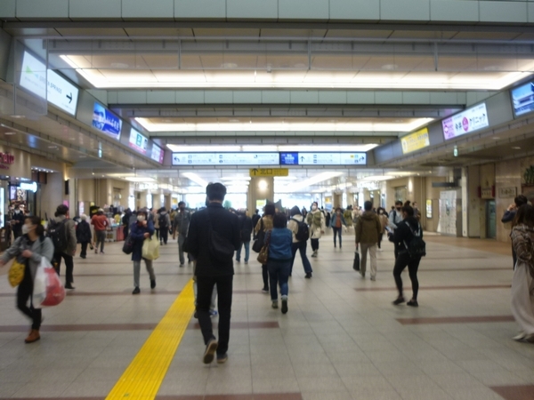 11月18日立川駅付近の様子