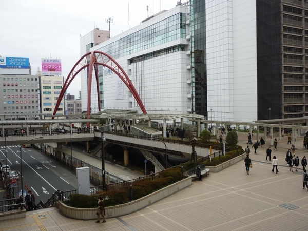 12月2日立川駅付近の様子