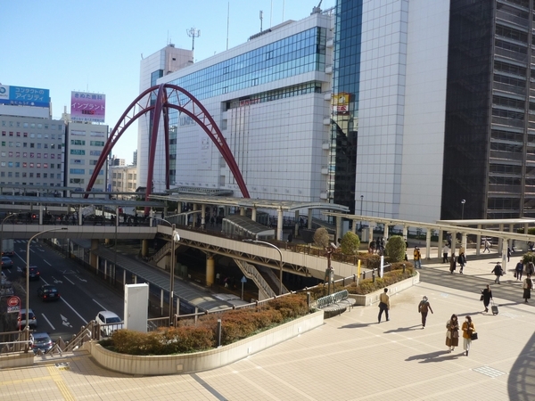 12月23日立川駅付近の様子