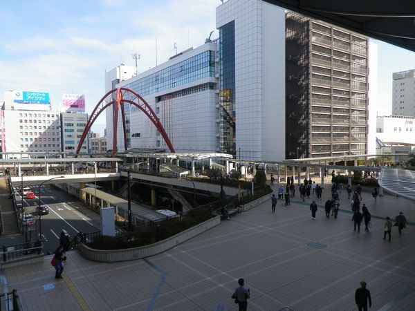 3月6日立川駅付近の様子