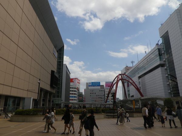 4月3日立川駅付近の様子