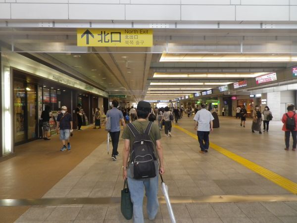 6月16日立川駅付近の様子