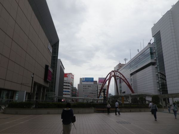 6月23日立川駅付近の様子