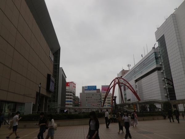 6月30日立川駅付近の様子