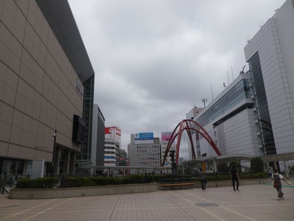 7月3日立川駅付近の様子