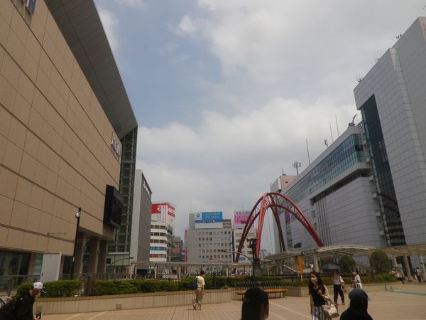 7月7日立川駅付近の様子