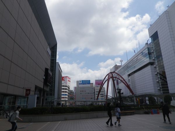 7月28日立川駅付近の様子