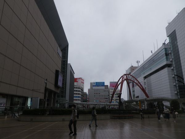 9月4日立川駅付近の様子