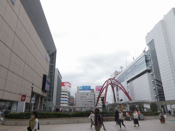 9月8日立川駅付近の様子