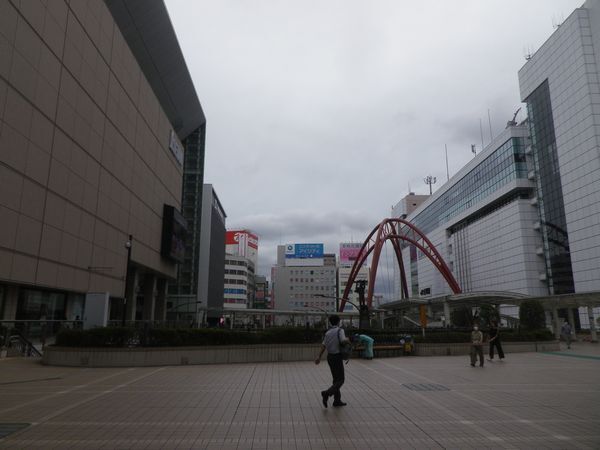 9月22日立川駅付近の様子