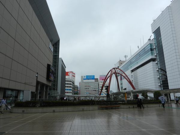 10月13日立川駅付近の様子