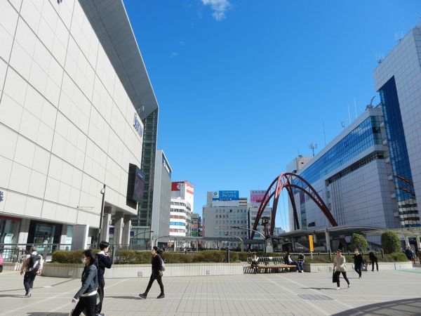 10月20日立川駅付近の様子