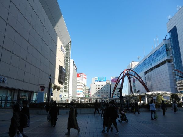 10月30日立川駅付近の様子