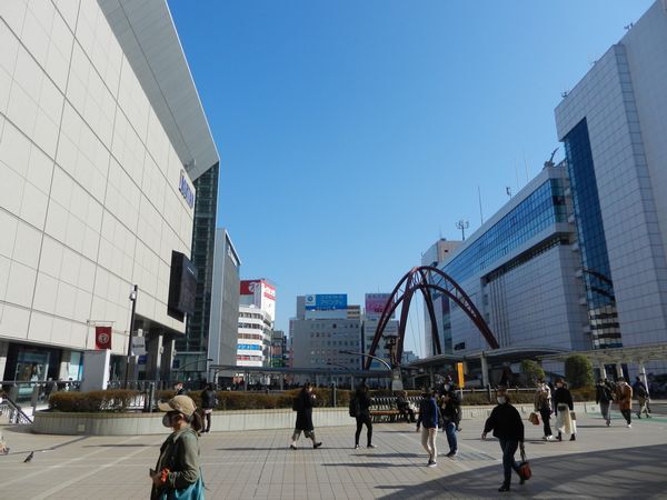 11月17日立川駅付近の様子