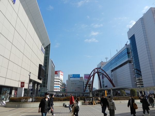 11月20日立川駅付近の様子