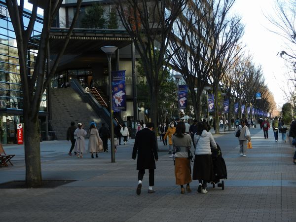 12月18日立川駅付近の様子