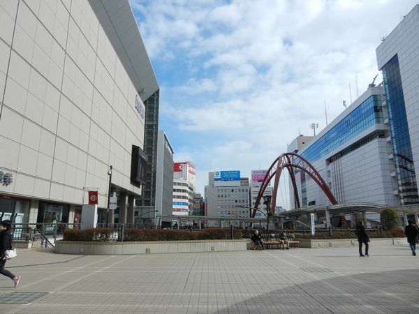 1月19日立川駅付近の様子