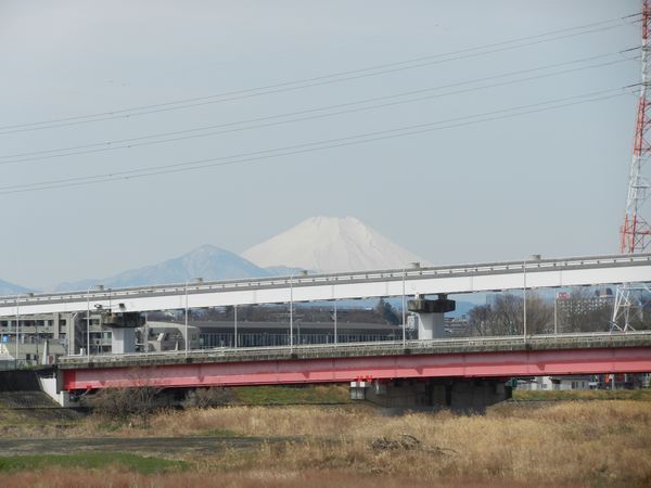 富士山が見えました　3月23日