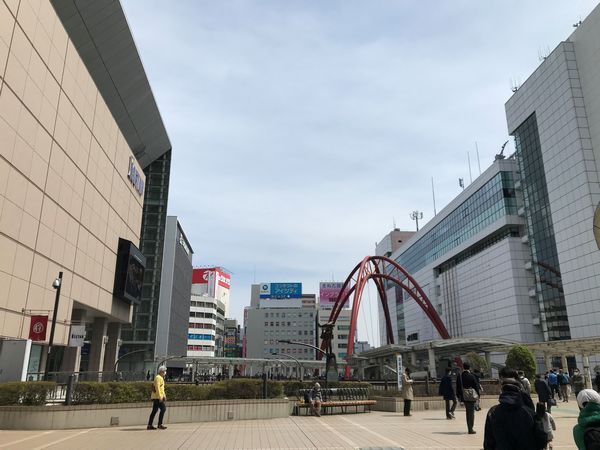 4月2日立川駅付近の様子