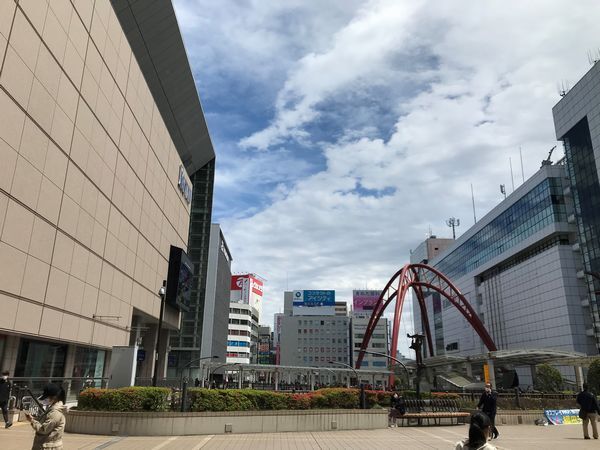 4月16日立川駅付近の様子