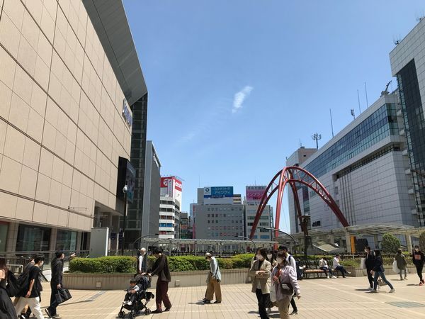 4月30日立川駅付近の様子