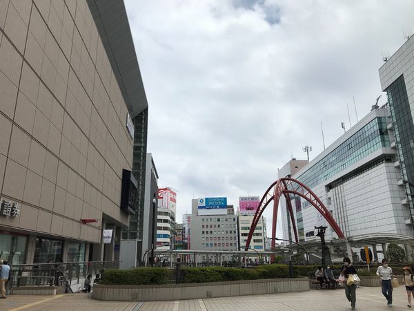 5月7日立川駅付近の様子