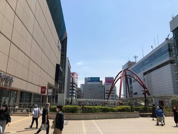 5月18日立川駅付近の様子