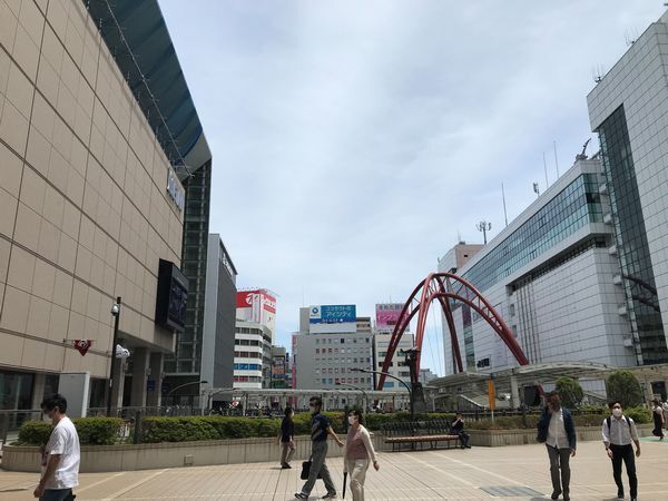 6月1日立川駅付近の様子