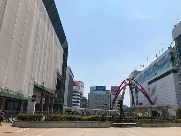 7月1日立川駅付近の様子