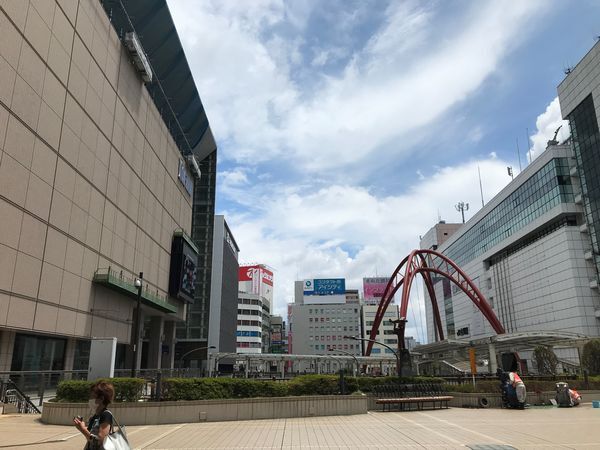 7月6日立川駅付近の様子