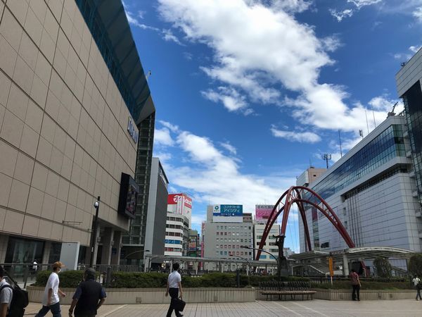 7月27日立川駅付近の様子