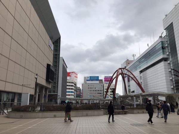 12月17日立川駅付近の様子