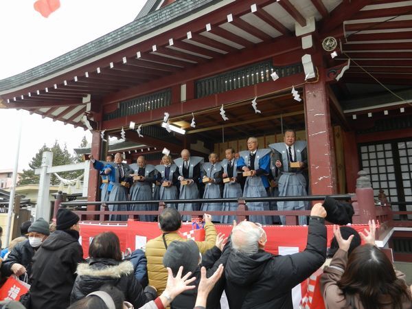 令和5年 立川鎮座 諏訪神社 節分祭（豆まき）