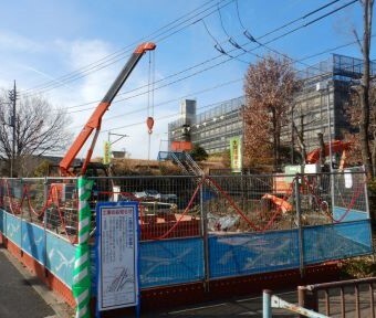 立川の変遷・「立川市錦町下水処理場」で、各種建設工事中！