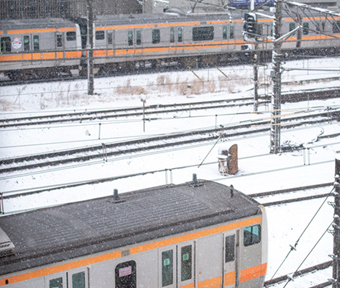 立川の雪