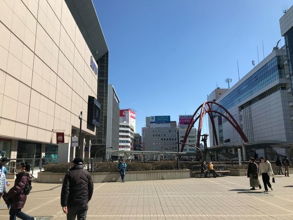 3月4日立川駅付近の様子