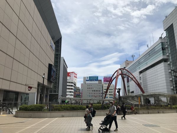 5月6日立川駅付近の様子